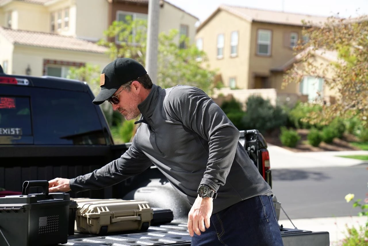 LA Police Gear Operator Quarter Zip Jacket 4 LA Police Gear Operator Quarter Zip Jacket - Image 2