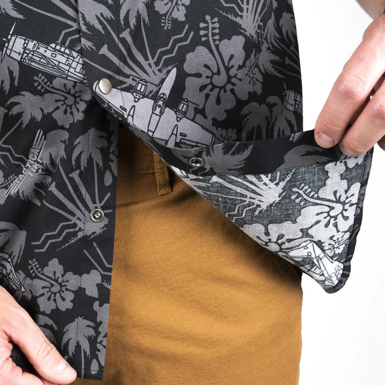 LA Police Gear Plane Tactical Tiki™ Short Sleeve Button Up Shirt 6 LA Police Gear Plane Tactical Tiki™ Short Sleeve Button Up Shirt - Image 4