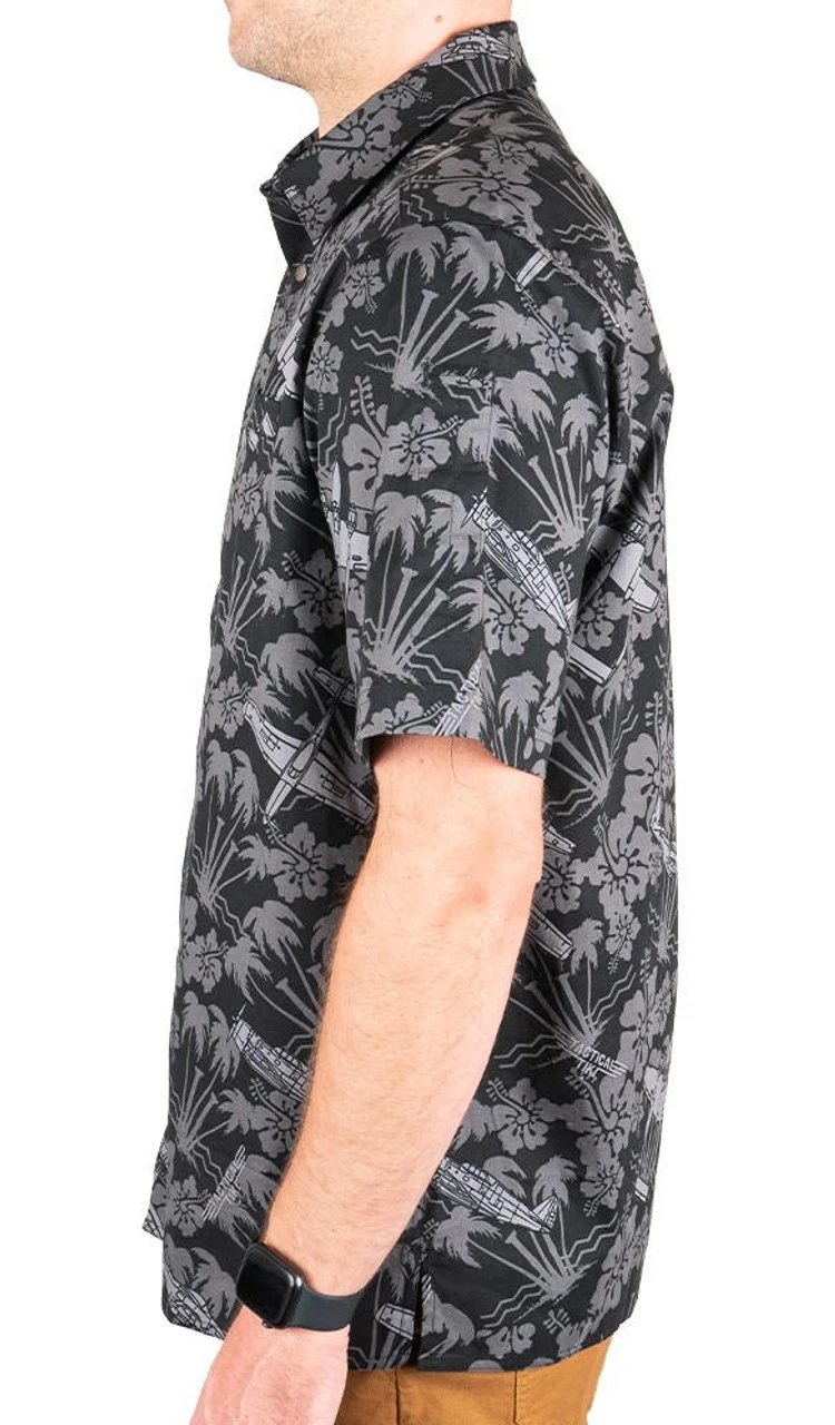 LA Police Gear Plane Tactical Tiki™ Short Sleeve Button Up Shirt 13 LA Police Gear Plane Tactical Tiki™ Short Sleeve Button Up Shirt - Image 11