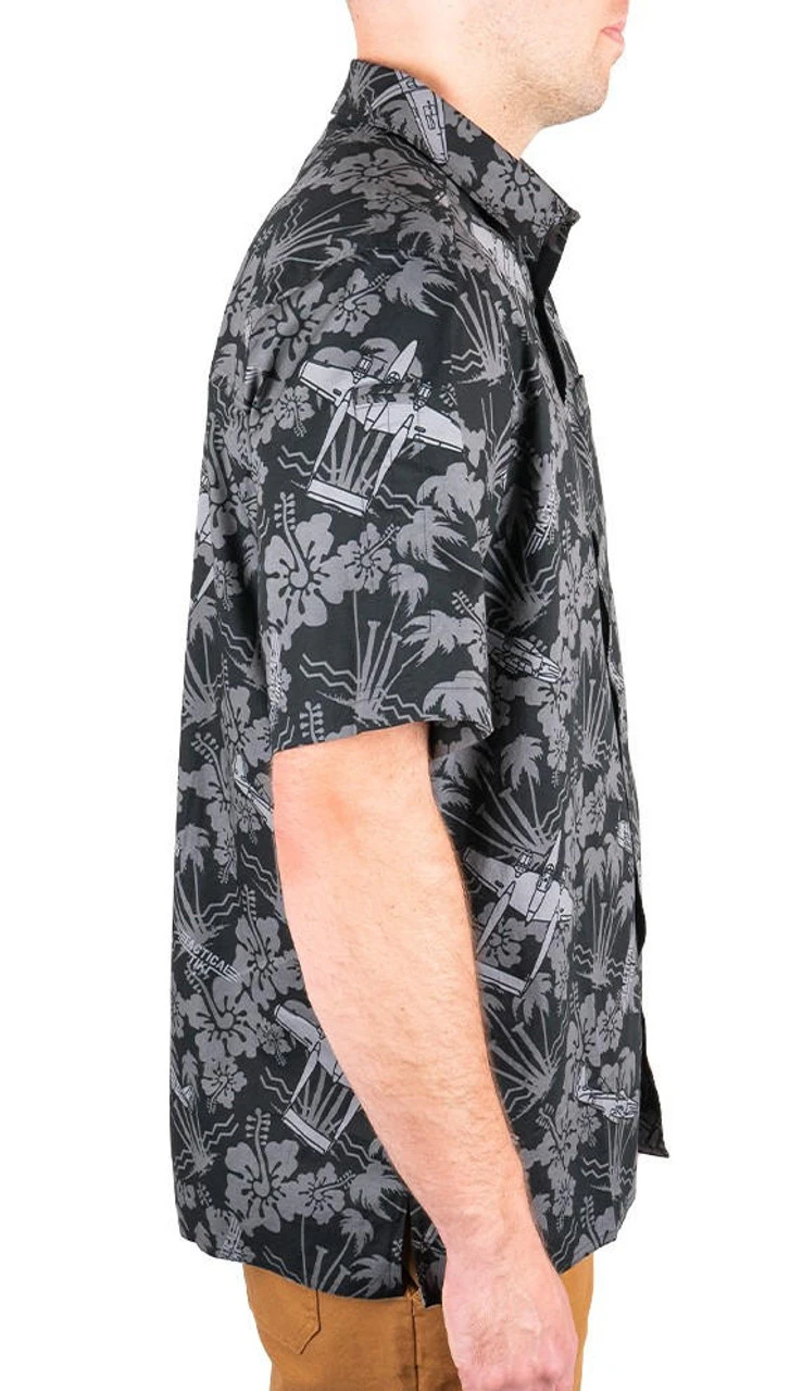 LA Police Gear Plane Tactical Tiki™ Short Sleeve Button Up Shirt 9 LA Police Gear Plane Tactical Tiki™ Short Sleeve Button Up Shirt - Image 7
