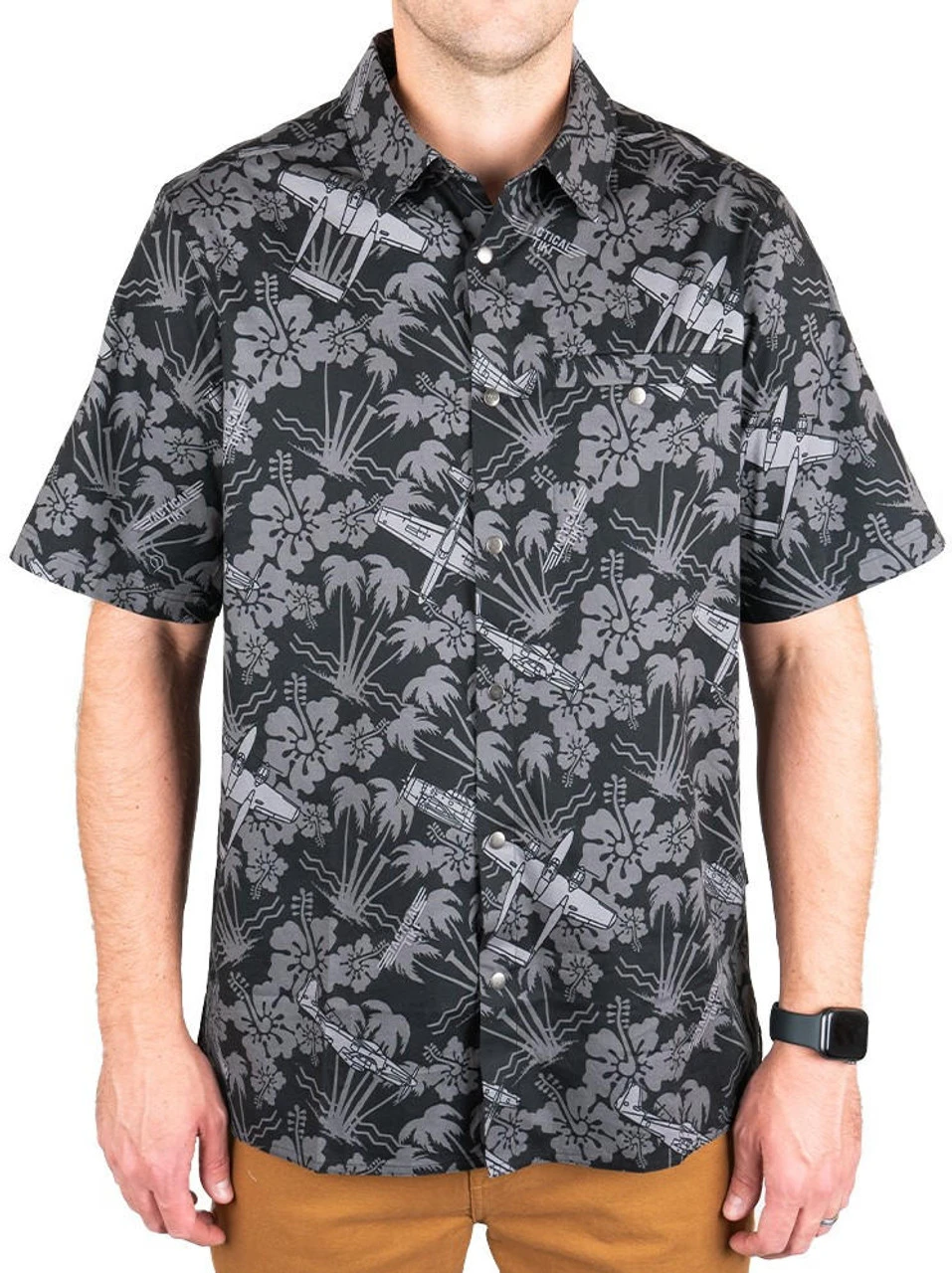 LA Police Gear Plane Tactical Tiki™ Short Sleeve Button Up Shirt 3 LA Police Gear Plane Tactical Tiki™ Short Sleeve Button Up Shirt