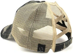 LA Police Gear Pony Tail Thin Blue Line Heart Hat -Holsters Shop la police gear pony tail thin blue line heart hat pthearthat 001 93738.1642072086