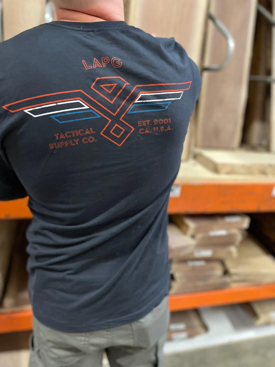 LA Police Gear RWB Eagle Shirt 6 LA Police Gear RWB Eagle Shirt - Image 4