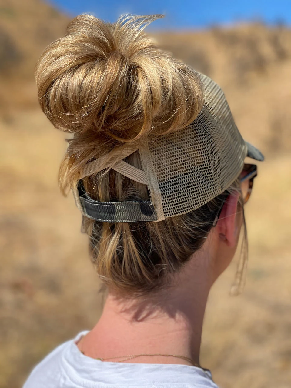 LA Police Gear Shimmer Flag Ponytail Hat 9 LA Police Gear Shimmer Flag Ponytail Hat - Image 7