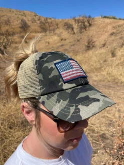 LA Police Gear Shimmer Flag Ponytail Hat 15 LA Police Gear Shimmer Flag Ponytail Hat -Holsters Shop la police gear shimmer flag ponytail hat sfh 97387.1661887491