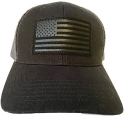 LA Police Gear Subdued Leather Flag Patch Hat -Holsters Shop la police gear subdued leather flag patch hat sublfph 16787.1601481647