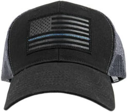LA Police Gear TBL Subdued Leather Flag Patch Hat -Holsters Shop la police gear tbl subdued leather flag patch hat tblsublfph 57081.1601498003