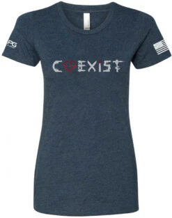 LA Police Gear Women's Coexist T-Shirt