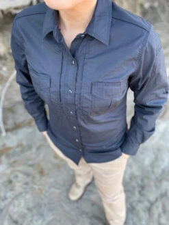 LA Police Gear Women's Long Sleeve Battle Rattle Stretch Field Shirt -Holsters Shop la police gear womens long sleeve battle rattle stretch field shirt wlsbrfs 88410.1683950404