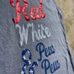 LA Police Gear Women's Red White & Pew Pew Tank Top -Holsters Shop la police gear womens red white and pew pew tank top ts red white 07029.1609341578