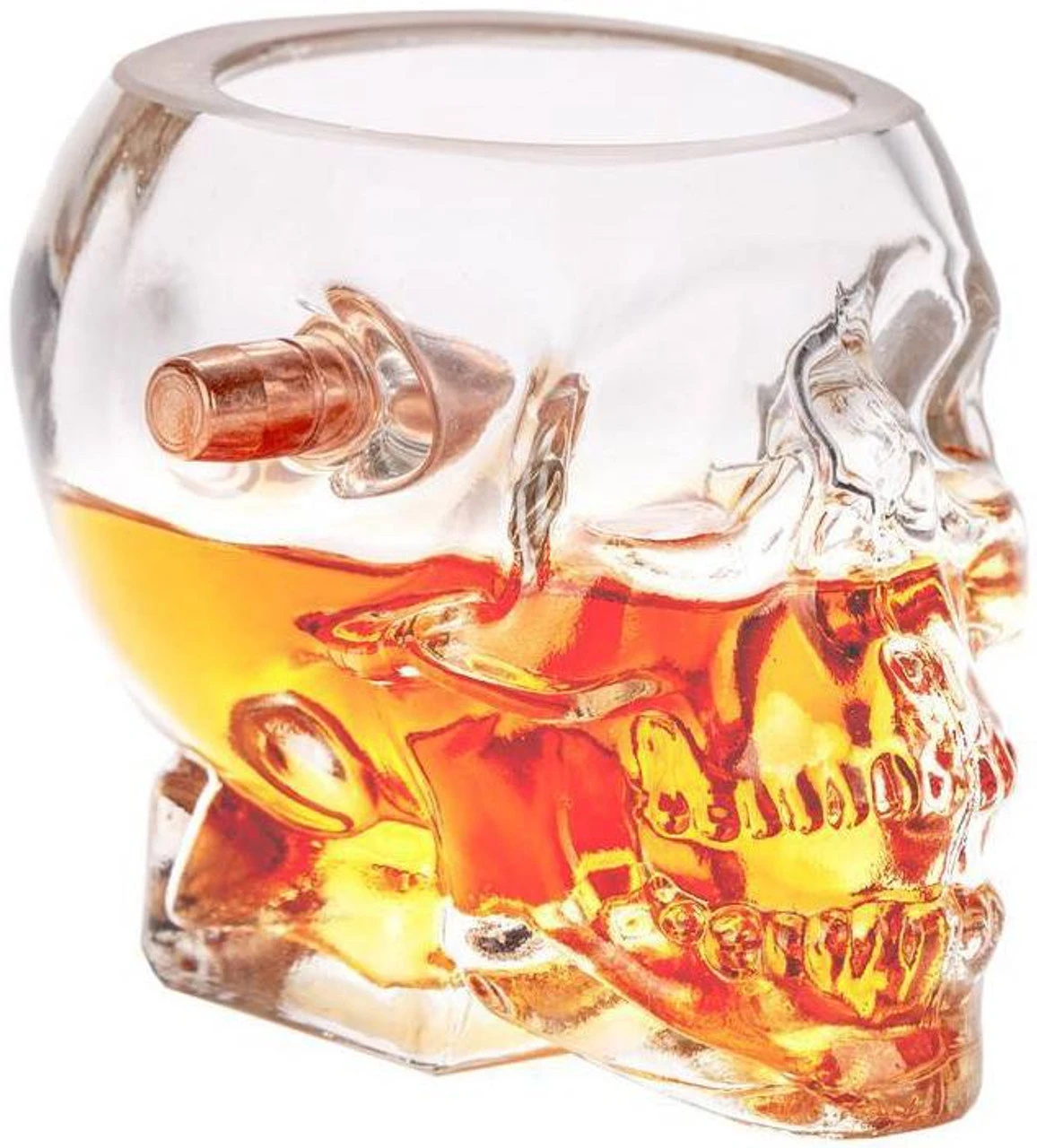 Lucky Shot .308 Projectile Bullet Skull Shot Glass 4 Lucky Shot .308 Projectile Bullet Skull Shot Glass - Image 2