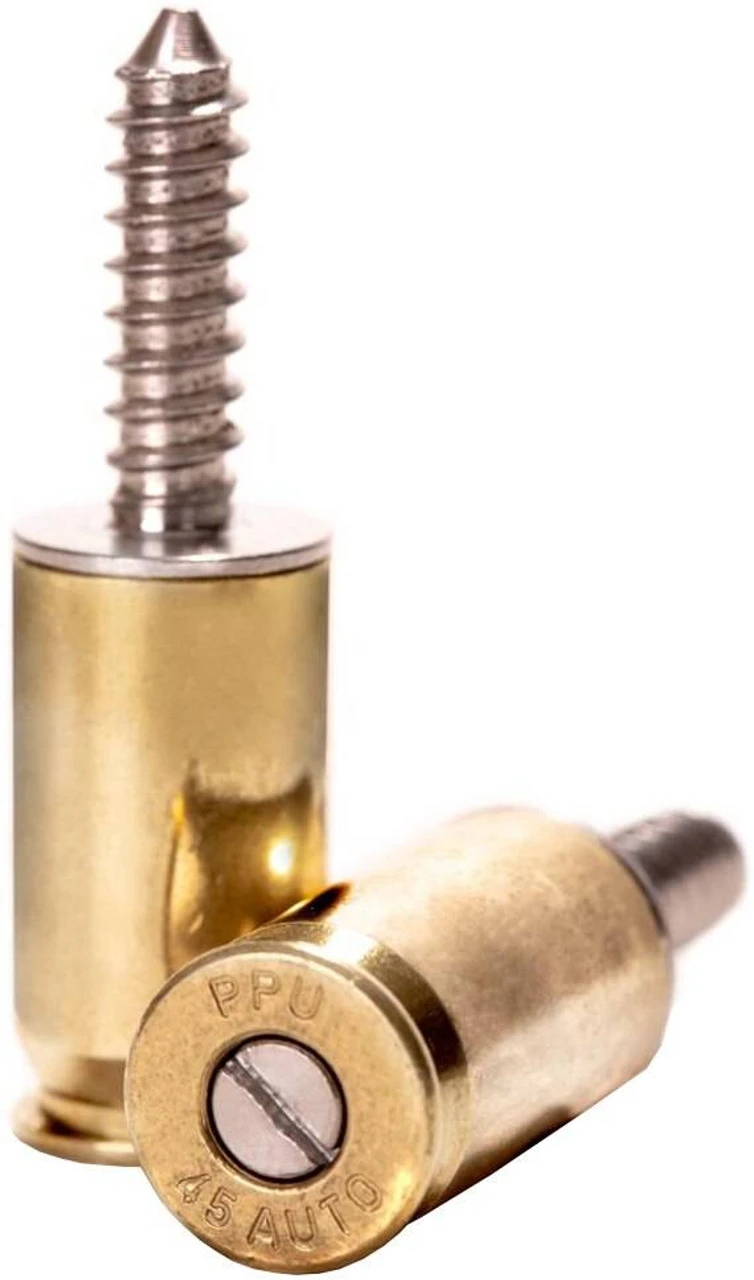 Lucky Shot .45 Cal License Plate Fasteners (Set Of 2) 3 Lucky Shot .45 Cal License Plate Fasteners (Set Of 2)