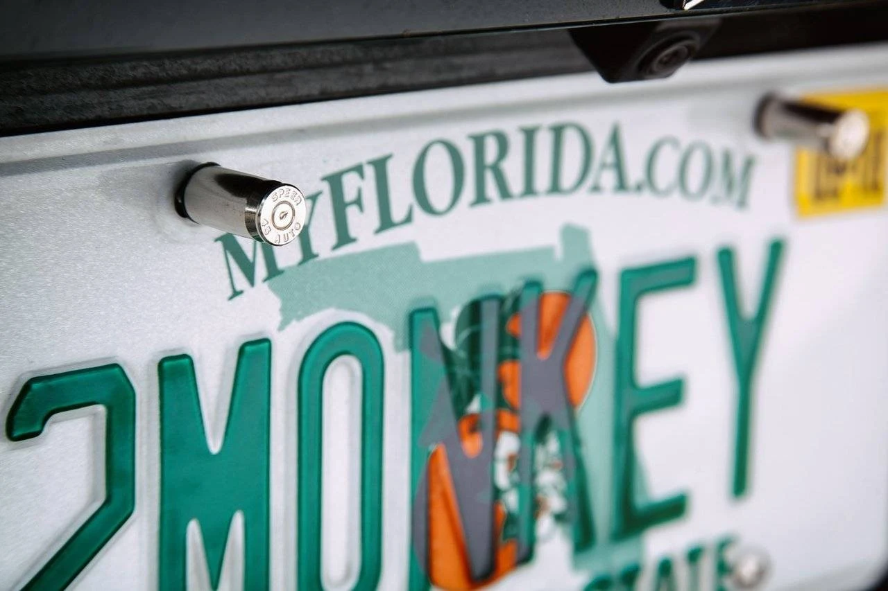 Lucky Shot .45 Cal License Plate Fasteners (Set Of 2) 6 Lucky Shot .45 Cal License Plate Fasteners (Set Of 2) - Image 4