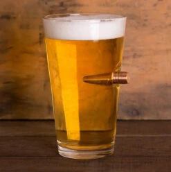 Lucky Shot .50 BMG Projectile Bullet Pint Glass -Holsters Shop lucky shot .50 bmg projectile bullet pint glass lsbpg 50 37284.1601558694