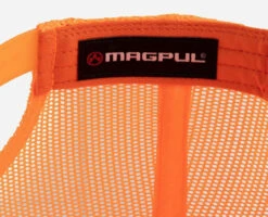 Magpul Icon Blaze Orange Trucker Hat -Holsters Shop magpul icon blaze orange trucker hat mag1107 31916.1613067786