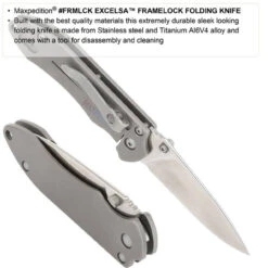 Maxpedition EXCELSA Framelock Folding Knife FRMLCK -Holsters Shop maxpedition excelsa framelock folding knife frmlck 81981.1601542680