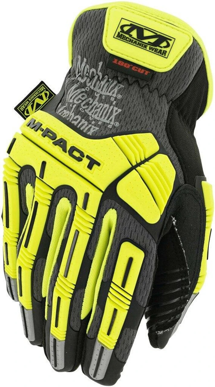 Mechanix Wear M-Pact Open Cuff D5 Hi-Viz Glove 3 Mechanix Wear M-Pact Open Cuff D5 Hi-Viz Glove