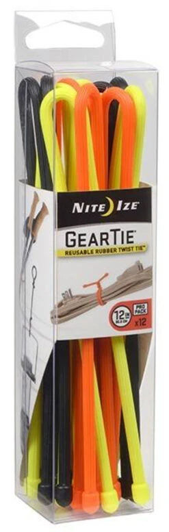 Nite Ize Gear Tie ProPack 12 In. - 12 Pack 10 Nite Ize Gear Tie ProPack 12 In. - 12 Pack -Holsters Shop nite ize 12 gear tie reusable rubber twist tie propack 12 pack gtpp12 72726.1606863356