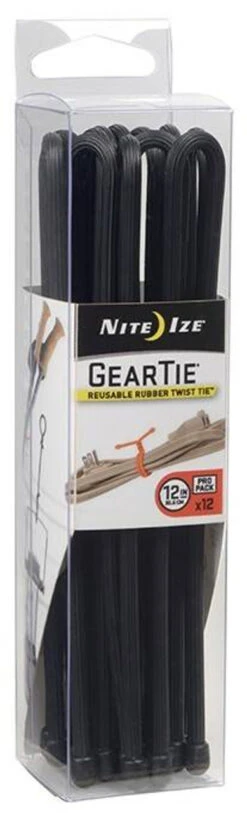 Nite Ize Gear Tie ProPack 12 In. - 12 Pack 9 Nite Ize Gear Tie ProPack 12 In. - 12 Pack -Holsters Shop nite ize 12 gear tie reusable rubber twist tie propack 12 pack gtpp12 96606.1606863349