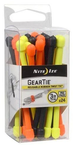 Nite Ize Gear Tie ProPack 3 In. - 24 Pack -Holsters Shop nite ize 3 gear tie propack 24 pack gtpp3 68803.1606856562