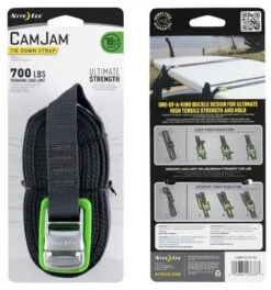 Nite Ize CamJam Tie Down Strap 18 Ft. -Holsters Shop nite ize camjam 18 ft tie down strap cjwr18 09 r6 28084.1607122149