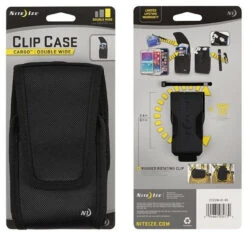 Nite Ize Clip Case Cargo Universal Rugged Holster Double Wide -Holsters Shop nite ize clip case cargo double wide black universal rugged holster ccc2w 01 r3 55521.1607122471