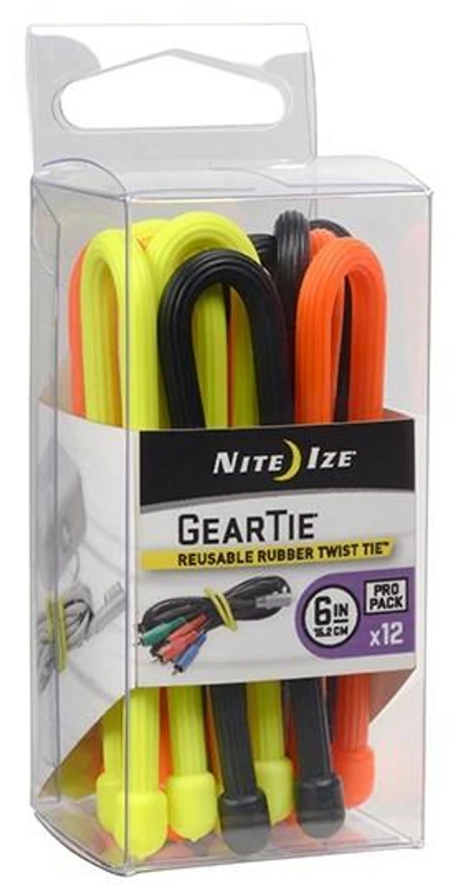 Nite Ize Gear Tie ProPack 6 In. - 12 Pack 5 Nite Ize Gear Tie ProPack 6 In. - 12 Pack - Image 3