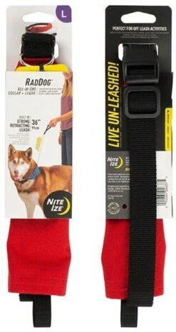 Nite Ize RadDog All-In-One Collar + Leash 24 Nite Ize RadDog All-In-One Collar + Leash -Holsters Shop nite ize raddog all in one collar leash rrl 28010.1608162051