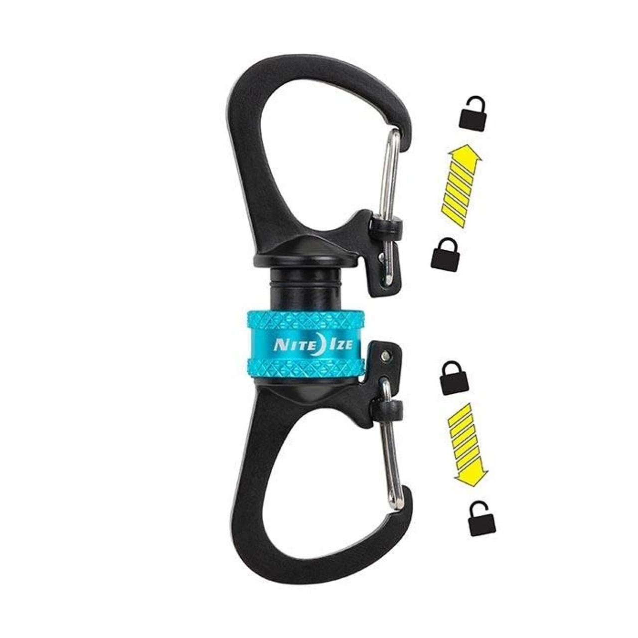 Nite Ize SlideLock 360 Magnetic Locking Dual Carabiner 5 Nite Ize SlideLock 360 Magnetic Locking Dual Carabiner - Image 3