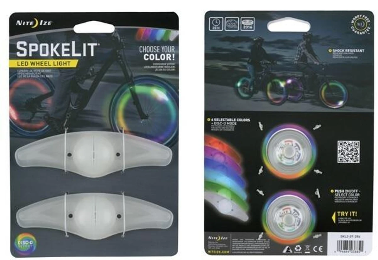 Nite Ize SpokeLit Wheel Light Disc-O Select - 2 Pack 8 Nite Ize SpokeLit Wheel Light Disc-O Select - 2 Pack - Image 6