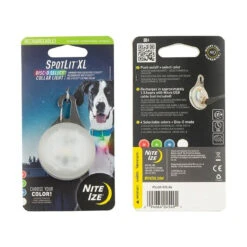 Nite Ize SpotLit XL Rechargeable Collar Light Disc-O Select -Holsters Shop nite ize spotlit xl rechargeable collar light disc o select pslgr 07s r6 45380.1601505346