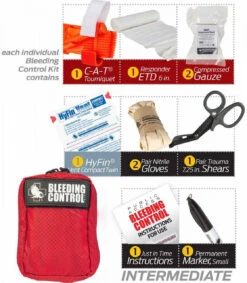 North American Rescue Public Access Bleeding Control Clear Station-8-Pack-Nylon -Holsters Shop north american rescue public access bleeding control clear starion 8 pack nylon pabccs nylon 53880.1683217996