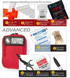 North American Rescue Public Access Bleeding Control Clear Station-8-Pack-Nylon -Holsters Shop north american rescue public access bleeding control clear starion 8 pack nylon pabccs nylon 70417.1683217997