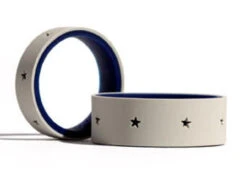 QALO Folds Of Honor Men's Grey/Blue Stars Forever Strata Ring -Holsters Shop qalo folds of honor mens greyblue stars forever strata ring qs9 mfhfgb 04470.1691906824