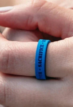 QALO Folds Of Honor Women's Blue Mantra Strata Ring -Holsters Shop qalo folds of honor womens blue mantra strata ring qs9 ffhmbl 69320.1691907840