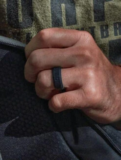 Qalo Men's Black Crosshatch Q2X Ring QS9-MHK -Holsters Shop qalo mens black crosshatch q2x ring qs9 mhk qs9 mhk 24557.1646487331