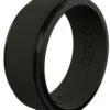 Qalo Men's Black Step Edge Polished Ring QS9-MXB -Holsters Shop qalo mens black step edge polished ring qs9 mxb qs9 mxb 50835.1646487317