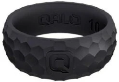 Qalo Men's Classic Forged Metallic Silicone Ring -Holsters Shop qalo mens classic forged metallic silicone ring qs9 mht 59633.1646834333