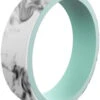 Qalo Women's Switch Reversible White Marble & Aqua Silicone Ring -Holsters Shop qalo womens switch reversible white marble and aqua silicone ring qs9 usq 52553.1646086141