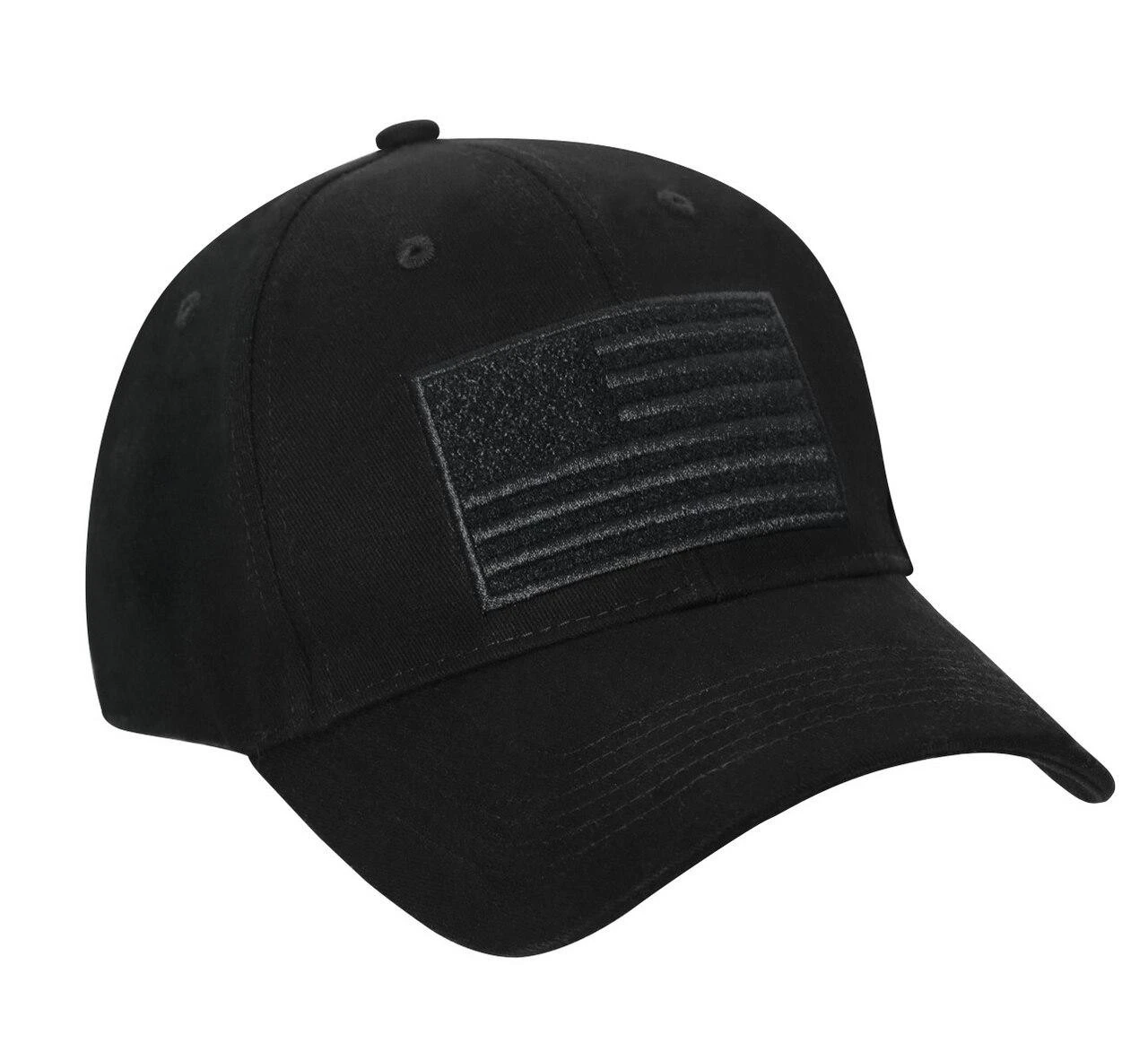 Rothco Hook & Loop U.S. Flag Low Profile Cap 4 Rothco Hook & Loop U.S. Flag Low Profile Cap - Image 2