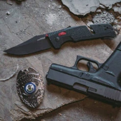 SOG Trident AT Black & Red Folding Knife -Holsters Shop sog trident at black and red folding knife 11 12 01 57 00269.1601549177