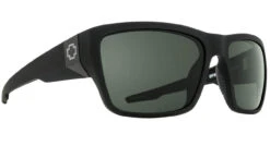 Spy Optics Dirty Mo Soft Matte Black Sunglasses With Happy Grey Green Polarized Lenses
