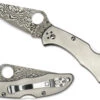 Spyderco Delica 4 Titanium Damascus Folding Knife -Holsters Shop spyderco delica 4 titanium damascus folding knife c11tipd 93464.1603768045