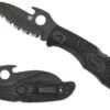 Spyderco Matriarch 2 Lightweight Emerson Opener Black Blade Knife