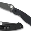 Spyderco Military Model G-10 Black / Black Blade Knife -Holsters Shop spyderco military model g 10 black black blade knife c36gpbk 26464.1601521653