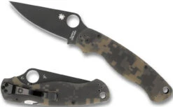 Spyderco Para Military 2 G-10 Black Blade Plain Edge Knife -Holsters Shop spyderco para military 2 g 10 black blade plain edge knife pm2g10bb 68851.1603771523