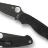 Spyderco Para Military 2 G-10 Black Blade Plain Edge Knife 2 Spyderco Para Military 2 G-10 Black Blade Plain Edge Knife -Holsters Shop spyderco para military 2 g 10 black blade plain edge knife pm2g10bb 79456.1603768172