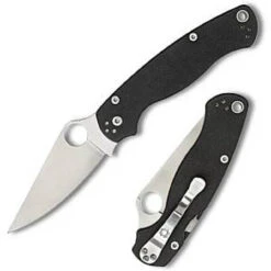 Spyderco Para Military 2 G-10 Black Knife -Holsters Shop spyderco para military 2 g 10 black knife pm2g10b 11524.1603748848