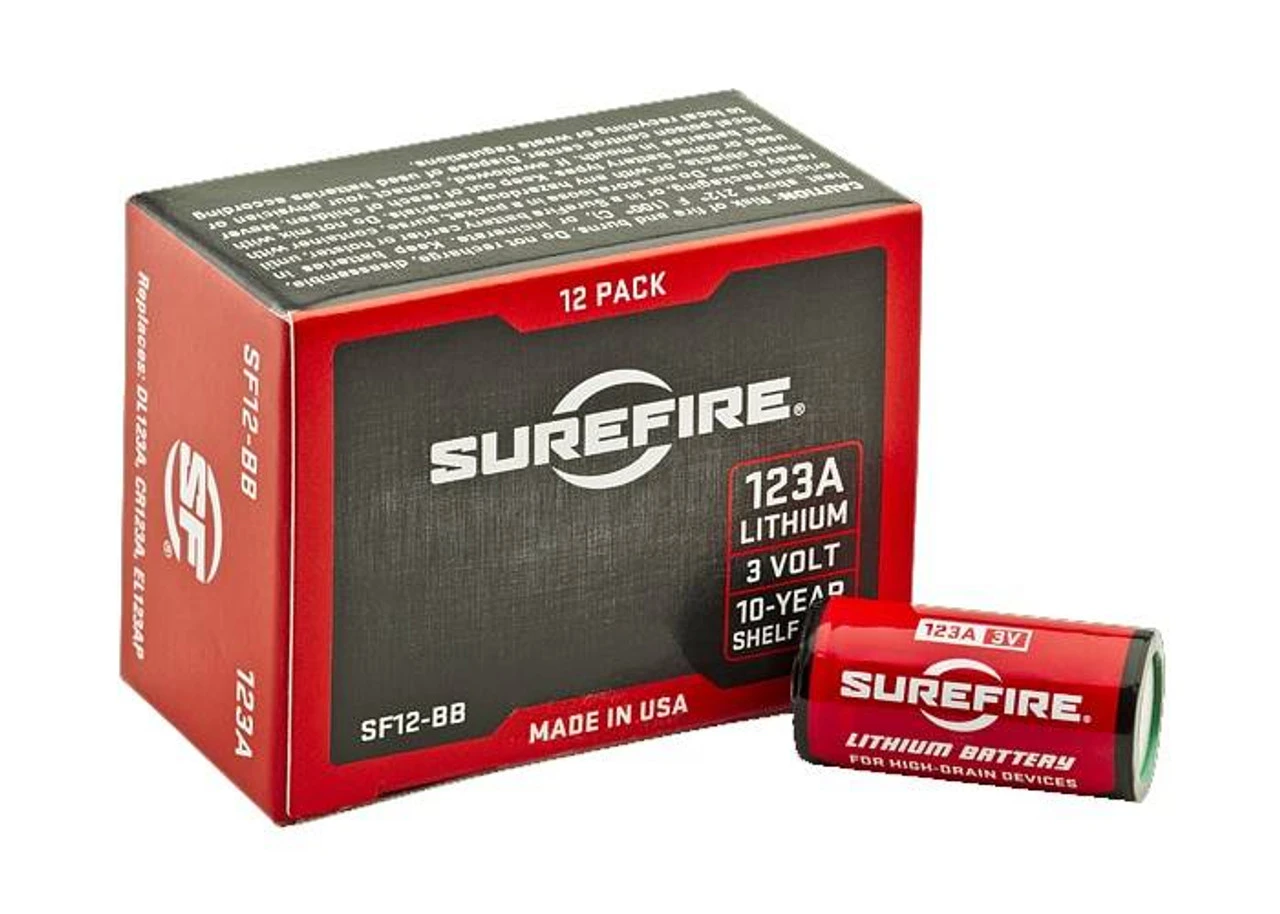 SureFire 123A Lithium Batteries - 12 Pack 4 SureFire 123A Lithium Batteries - 12 Pack - Image 2