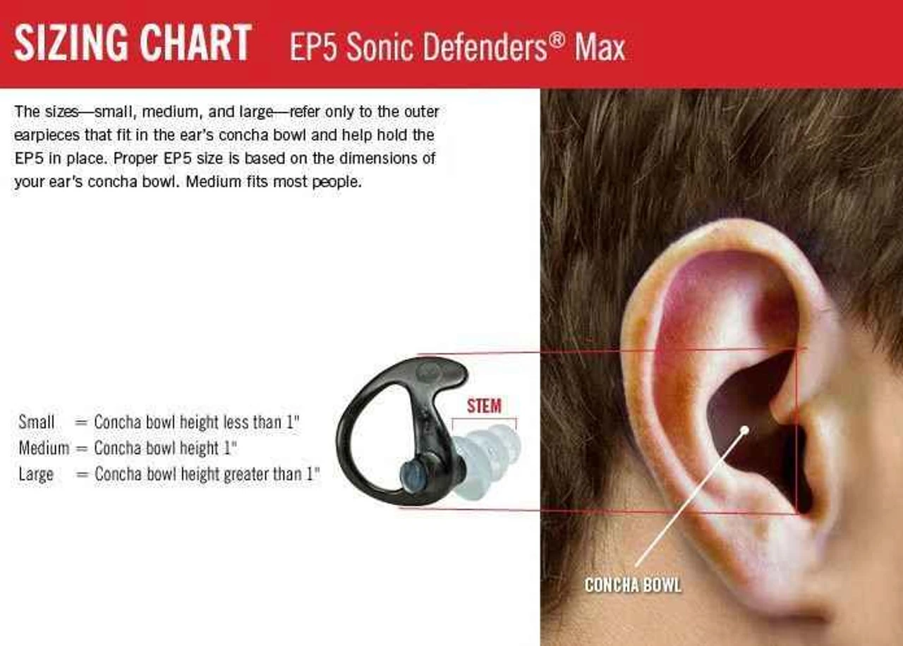 SureFire EP5 Sonic Defenders Max Ear Plugs - 25 Pack 8 SureFire EP5 Sonic Defenders Max Ear Plugs - 25 Pack - Image 6